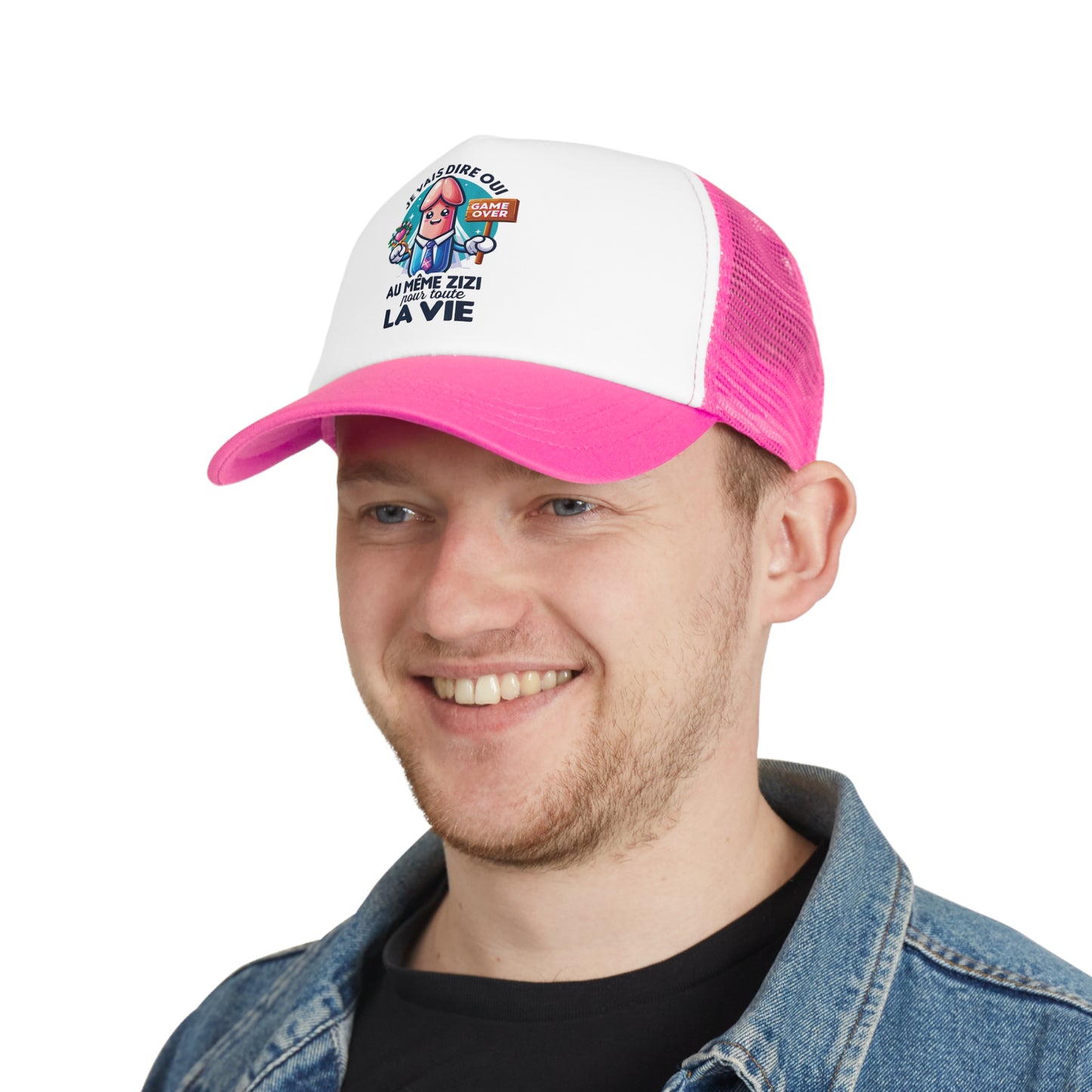 Casquette en maille Unique – Chapeau amusant et original Je vais dire oui au même zizi pour toute la vie