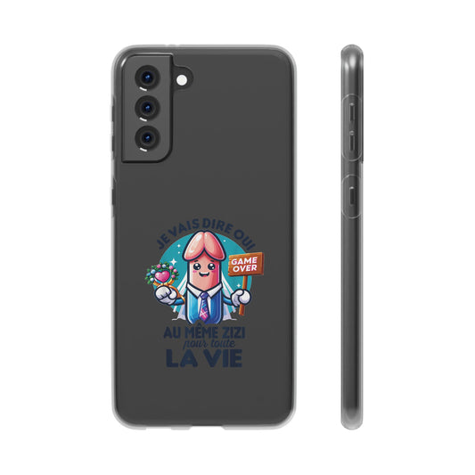 Coque flexible Je vais dire oui au même zizi pour toute la vie